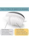 ALMEKAQUZ 2 Pcs Vegetable Scrubber Brush, Non-Slip Grip Potato Scrubber Veggie Brush, Vegetable Bru