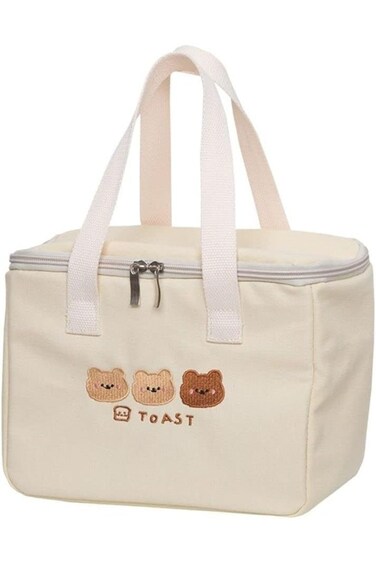 Tazweeq Kawaii Lunch Bag for Girls Box, Insulated Lunch Bag Large Capacity Reusable Lunch Bag, Cute