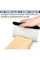 X spring Cake Scraper, 15cm Stainless Steel Dough Scraper, Ergonomic Handle for Precision, Food Scr
