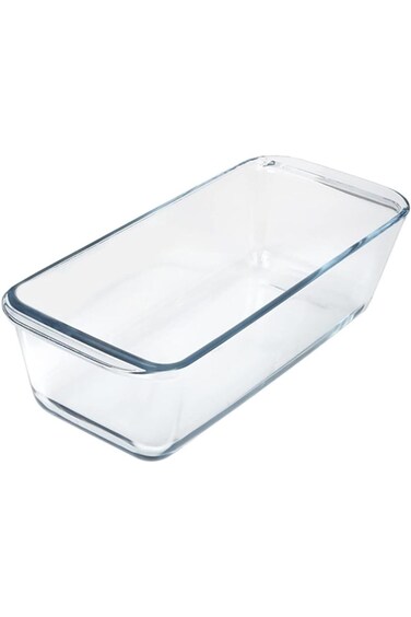 صينية خبز مستطيلة زجاجية للفرن مقاس 28.5 * 12 سم