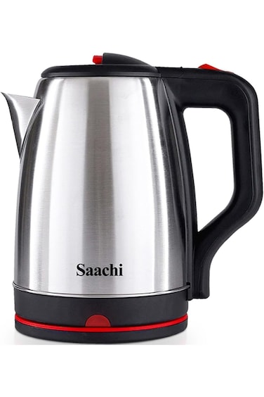 Saachi Electric Kettle - Automatic Shut-Off, 2.0 Litres, 1500W, Stainless Steel -Boil-Dry Protectio