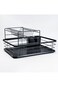 Cuisine Art Dish Drying Rack, Dish Rack for Kitchen Counter, Rust-Proof Dish Drainer with Drying Bo
