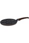 Al Saif New Life Cast Iron Pancake Pan, 26 cm x 5 cm Size, Brown