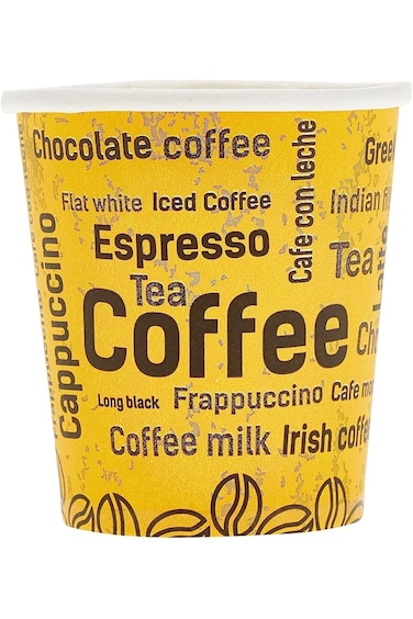 Alsaqer Paper Coffee Cup 50-Pieces 20-Pack, 8 oz Capacity