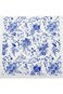 BESONAPINS Blue Floral Napkins Paper 2-Ply 20-Count Disposable Decorative Luncheon Dinner Cocktail
