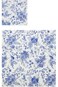 BESONAPINS Blue Floral Napkins Paper 2-Ply 20-Count Disposable Decorative Luncheon Dinner Cocktail