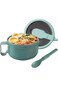 Tazweeq Ramen Bowl Set, Noodle Bowls and Chopstick With Lid, Microwave Safe Ramen Cooker Noodle or