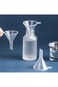 ELECDON Mini Funnel,Mini Clear Plastic Funnels,Multi-Purpose Funnels, Tiny Funnel for Bottle Fillin
