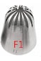 BHjoybeauty Large Icing Piping Tip Cupcake Decorating Tip Set Kit Cake Decorating Supplies, 4 Frost