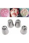 BHjoybeauty Large Icing Piping Tip Cupcake Decorating Tip Set Kit Cake Decorating Supplies, 4 Frost