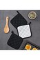 Kitchen Pot Holders Set, Heat Resistant Pure Cotton Potholders Kit for Everyday Cooking and Baking