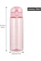 Waglos Water Bottle with Time Marker ，Leak Proof Gym Bottle with Times to Drink -Ideal Gift for Fit