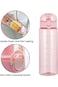 Waglos Water Bottle with Time Marker ，Leak Proof Gym Bottle with Times to Drink -Ideal Gift for Fit