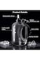 Andtooy Large Water Bottle With Handle - 95 OZ/2.8 L Big Bottle With Straw, Time Marker, and Strap