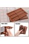 Chocolate Bar Mold, Non-Stick Chocolate Candy Molds Food Grade Silicone Chocolate Molds for Baking