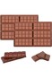 Chocolate Bar Mold, Non-Stick Chocolate Candy Molds Food Grade Silicone Chocolate Molds for Baking