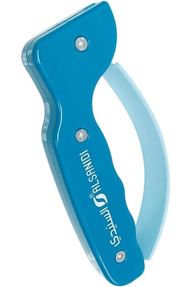 Al Sanidi Plastic Knife Sharpener, Knife Sharpener, Turquoise 6974275739092