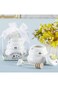 SYOSI Cute Ceramic Honey Pot with Lid &amp; Wooden Dipper, Porcelain Bee Honey Jar for Kitchen Storage,