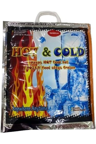 حقيبة معزولة قابلة لإعادة الاستخدام لتخزين الأطعمة المجمدة والساخنة بما في ذلك حقائب الغداء ومشتريات البقالة