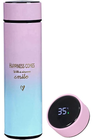 Hroruforg 16.9 oz/500ml Smart Insulated Stainless Steel Water Bottle with Temperature Control, Keep