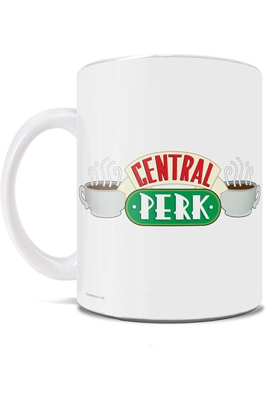 Trend Setters Friends the Television Show - Central Perk - OFFICIAL MERCHANDISE - 11 oz White Ceram
