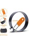 HOOKOR Egg Ring Molds, 4 Pack Round Egg Cooker Rings,Round Breakfast Household Mold Cooking Tool Fo