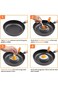 HOOKOR Egg Ring Molds, 4 Pack Round Egg Cooker Rings,Round Breakfast Household Mold Cooking Tool Fo