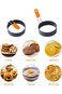HOOKOR Egg Ring Molds, 4 Pack Round Egg Cooker Rings,Round Breakfast Household Mold Cooking Tool Fo