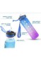 HILY&trade; Original Tritan Motivational Water Bottle with Straw, Leak-proof, BPA Free, 1L Water bottle w
