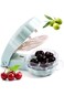 Paporich Cherry Pitter, Olive Pitter Tool Pit Remover Quick Push Pull 6 Hole Seed, Multi-Function C