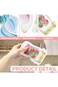 30 PCS Multi-Size Mason Jar Bottle Pattern Zipper Bags,Reusable Airtight Seal Leak-Proof Portable F