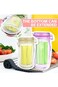 30 PCS Multi-Size Mason Jar Bottle Pattern Zipper Bags,Reusable Airtight Seal Leak-Proof Portable F