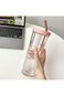 Tazweeq 700ml Fruit Infuser Water Bottle, Large Capacity Juice Cup with Straw, BPA Free Portable Pl