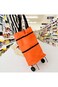 Trolley Folding Shopping Bag Collapsible Two-Stage Zipper Folding Shopping Bags 2 In 1 Foldable Sho