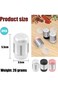 ALMEKAQUZ Salt Shakers,Stainless Steel Spice Mills,Pepper and Salt Shaker with Lid,Small Salt Shake
