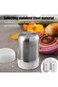 ALMEKAQUZ Salt Shakers,Stainless Steel Spice Mills,Pepper and Salt Shaker with Lid,Small Salt Shake