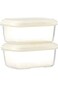 LocknLock Easy Toc Container 2-Pieces Set, 540 ml Capacity, Beige