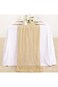 MLMC Champagne Cheesecloth Table Runner 10ft Sand Rustic Gauze Cheese Cloth Table Runner 35x120 Inc