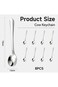GlamRays Pack of 8 Tiny Stainless Steel Spoons for Spice Jars, Mini Size 7.5 cm, Cute Small Stainle