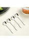 GlamRays Pack of 8 Tiny Stainless Steel Spoons for Spice Jars, Mini Size 7.5 cm, Cute Small Stainle