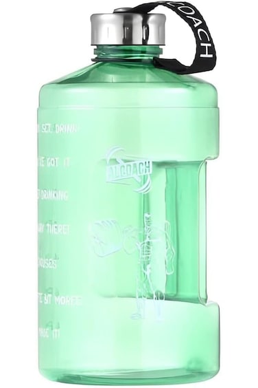 ALCOACH Gallon Water Bottle With Times To Drink - 2.2L/74 OZ Water Bottle - Motivational Water Bott