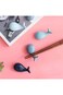 Oasisgalore Set of 4 Blue Whale Ceramic Chopstick Holder Creative Animal Chopstick Rest Spoon Fork