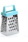 Mini Cheese Grater, Professional Box Grater, Stainless Steel with 4 Sides, Small Box Grater for Cut