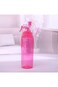 Oasisgalore Water Spray Bottle, 600ML Portable Clear Plastic Spray-Head Anti-Leak Water Bottle Spor