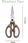 Aputue Kitchen Shears, Multi-Functional Meat Cutting Scissors with Strong, Portable Pruning Shears