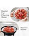 Toriseek Vegetable Steamer Basket, Folding Steaming Basket, Metal Stainless Steel Steamer Basket In