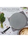 Royalford Marble Coating Tawa Pan, Round, Aluminum, Grey, 30 cm, RF9507