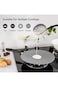 Royalford Marble Coating Tawa Pan, Round, Aluminum, Grey, 30 cm, RF9507