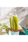 Glass Bottle Jar with Lid, 1 Litre, Clear