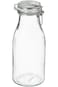 Glass Bottle Jar with Lid, 1 Litre, Clear